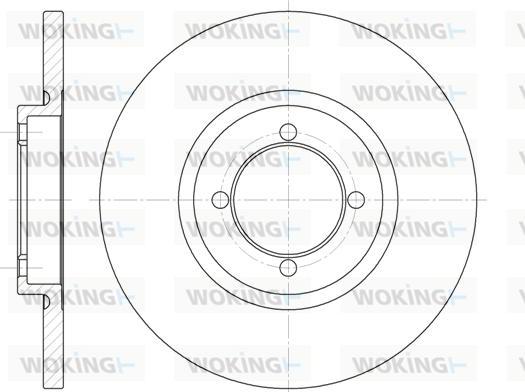 BENDIX 333167 - Спирачен диск vvparts.bg