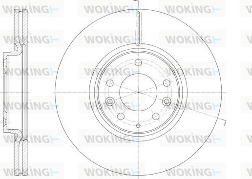 Woking D61949.10 - Спирачен диск vvparts.bg