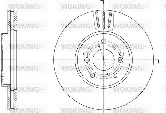 Woking D61942.10 - Спирачен диск vvparts.bg