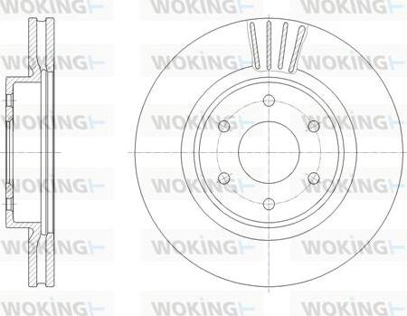 Woking D61963.10 - Спирачен диск vvparts.bg