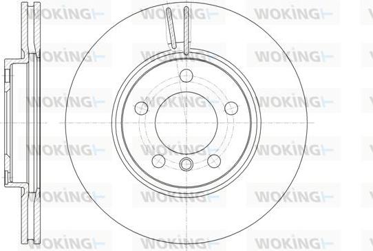 Woking D61440.10 - Спирачен диск vvparts.bg