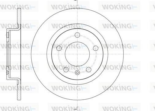 Woking D61469.00 - Спирачен диск vvparts.bg