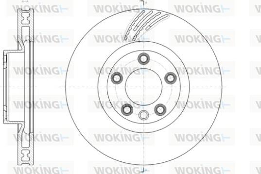 Woking D61419.11 - Спирачен диск vvparts.bg