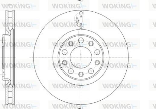 Woking D61427.10 - Спирачен диск vvparts.bg