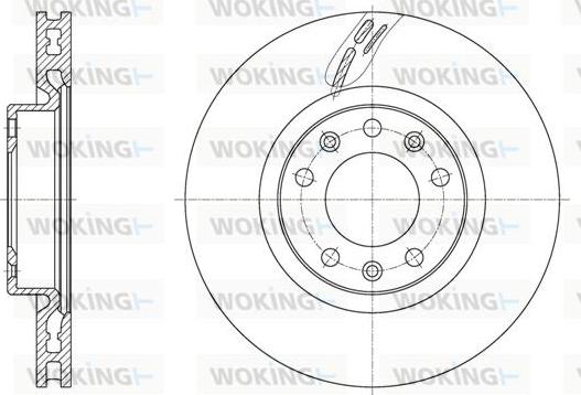 Woking D61583.10 - Спирачен диск vvparts.bg