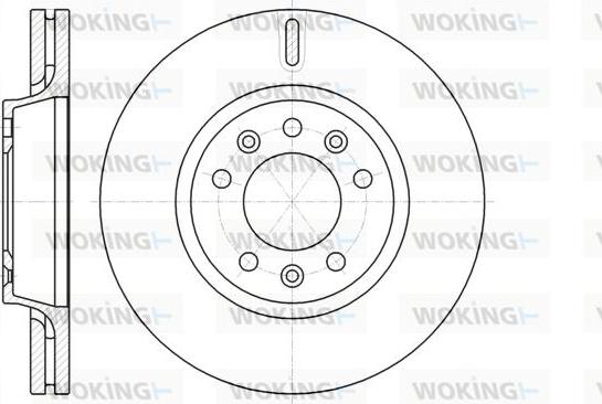 Woking D61052.10 - Спирачен диск vvparts.bg