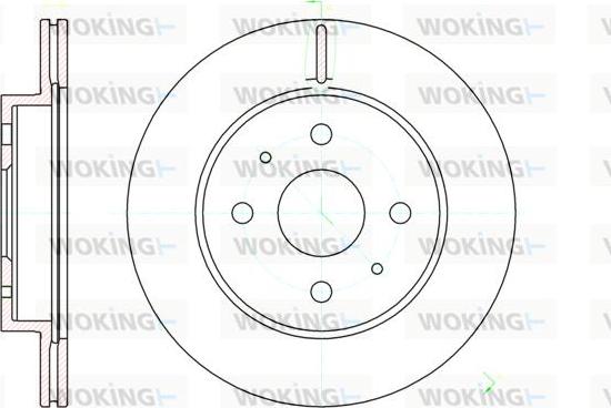 Woking D61190.10 - Спирачен диск vvparts.bg