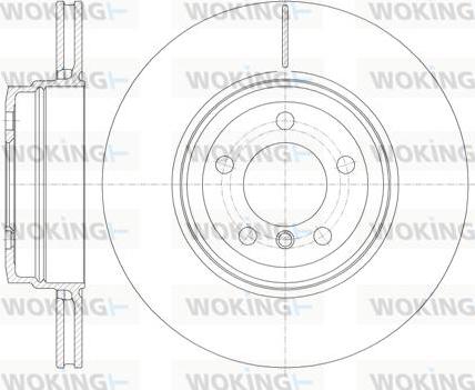 Woking D61141.10 - Спирачен диск vvparts.bg