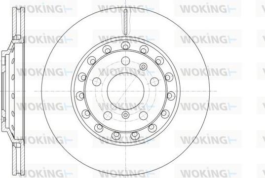 Kawe 61155 10 - Спирачен диск vvparts.bg