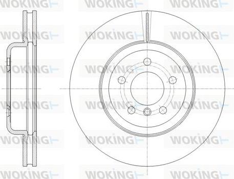 Woking D61842.10 - Спирачен диск vvparts.bg