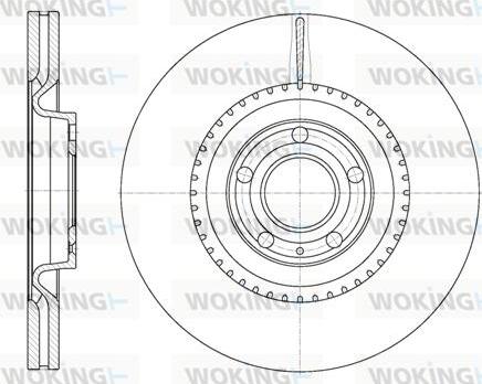 Woking D61392.10 - Спирачен диск vvparts.bg