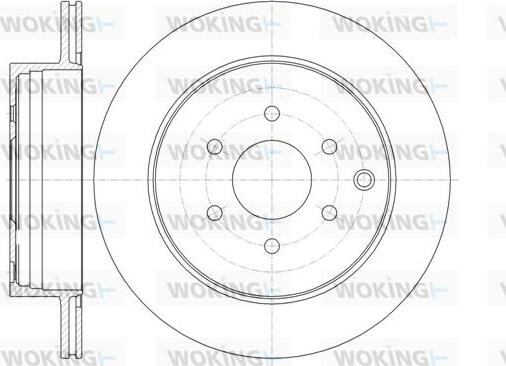 Woking D61354.10 - Спирачен диск vvparts.bg