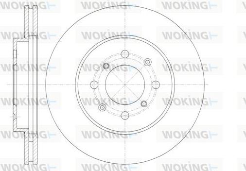 Woking D61357.10 - Спирачен диск vvparts.bg
