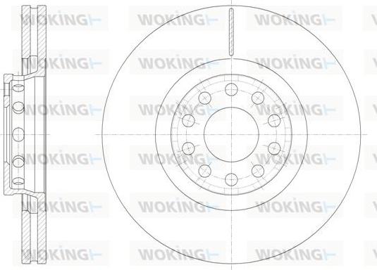 Woking D61362.10 - Спирачен диск vvparts.bg