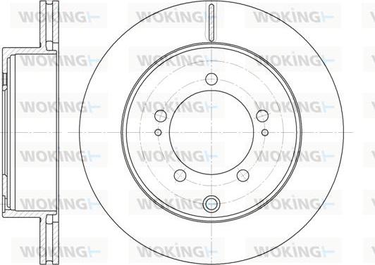 Woking D61378.10 - Спирачен диск vvparts.bg