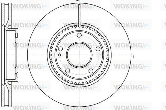 Woking D61217.10 - Спирачен диск vvparts.bg