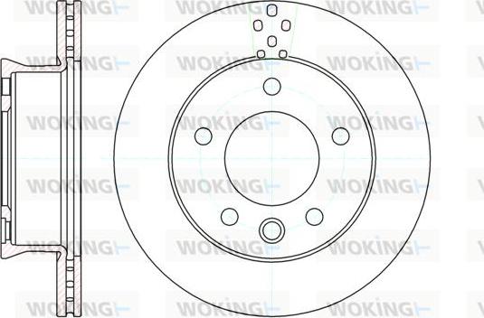 Woking D61275.10 - Спирачен диск vvparts.bg