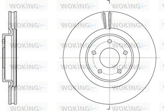 Woking D61790.10 - Спирачен диск vvparts.bg