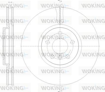 Woking D61789.10 - Спирачен диск vvparts.bg