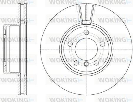 Woking D6867.10 - Спирачен диск vvparts.bg