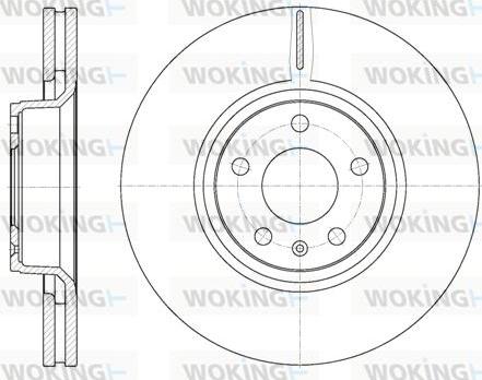 Woking D6807.10 - Спирачен диск vvparts.bg