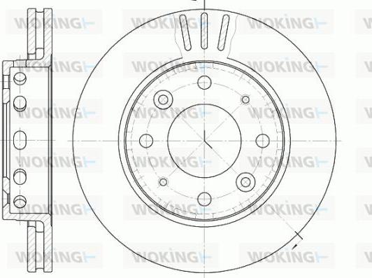 Woking D6815.10 - Спирачен диск vvparts.bg