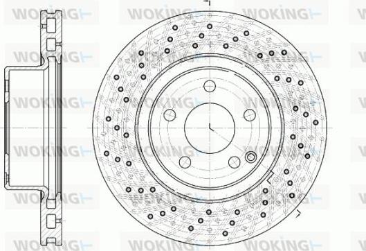 Woking D6817.10 - Спирачен диск vvparts.bg