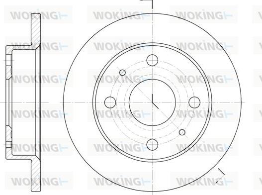 Quinton Hazell BDC5205 - Спирачен диск vvparts.bg