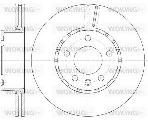 Woking D6300.10 - Спирачен диск vvparts.bg