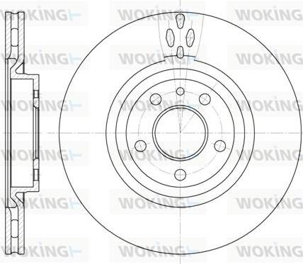 Woking D6315.11 - Спирачен диск vvparts.bg
