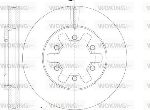 Woking D62089.10 - Спирачен диск vvparts.bg