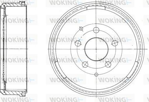 Woking D62030.00 - Спирачен диск vvparts.bg