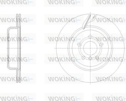 Woking D62128.10 - Спирачен диск vvparts.bg