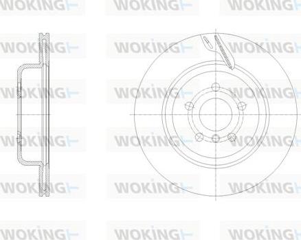 Woking D62128.11 - Спирачен диск vvparts.bg