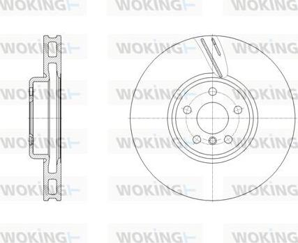 Woking D62127.11 - Спирачен диск vvparts.bg