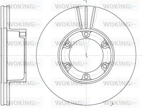 Woking D6277.10 - Спирачен диск vvparts.bg