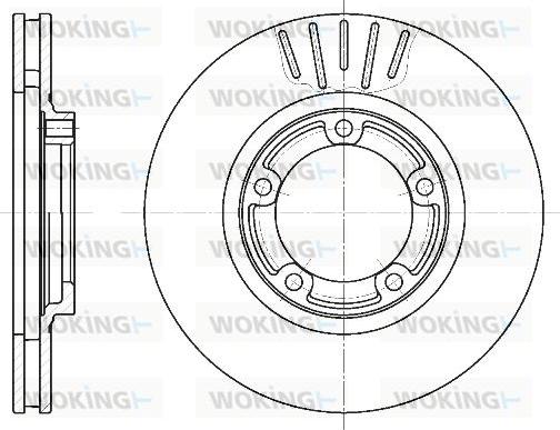 Woking D6794.10 - Спирачен диск vvparts.bg