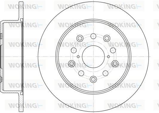 ACKOJAP A70-40007 - Спирачен диск vvparts.bg