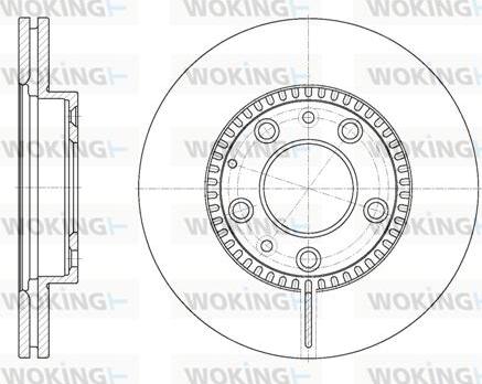 Woking D6767.10 - Спирачен диск vvparts.bg