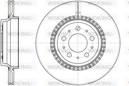 Woking D6777.10 - Спирачен диск vvparts.bg