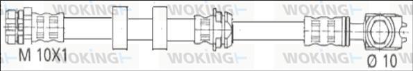 Woking G1904.36 - Спирачен маркуч vvparts.bg