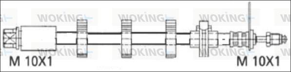 Woking G1901.66 - Спирачен маркуч vvparts.bg