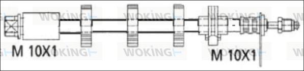 Woking G1901.67 - Спирачен маркуч vvparts.bg