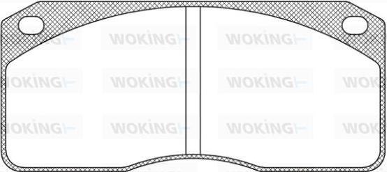 Woking JSA 3783.00 - Комплект спирачно феродо, дискови спирачки vvparts.bg