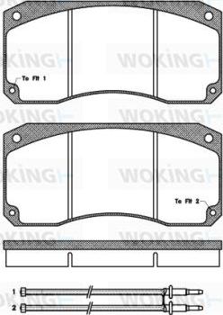 TRW GDB5003 - Комплект спирачно феродо, дискови спирачки vvparts.bg