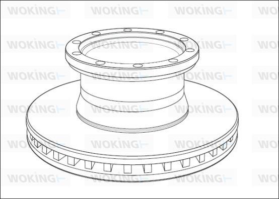 Comline ADC9152V - Спирачен диск vvparts.bg