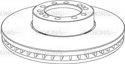 Woking NSA1075.20 - Спирачен диск vvparts.bg