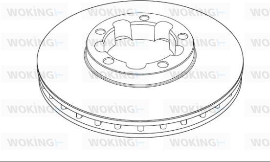 Woking NSA1190.20 - Спирачен диск vvparts.bg