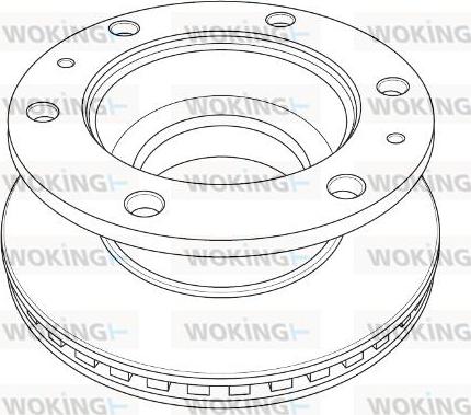 Woking NSA1197.20 - Спирачен диск vvparts.bg