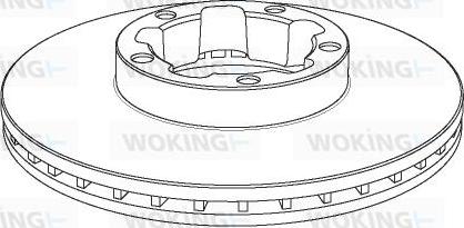 Woking NSA1148.20 - Спирачен диск vvparts.bg